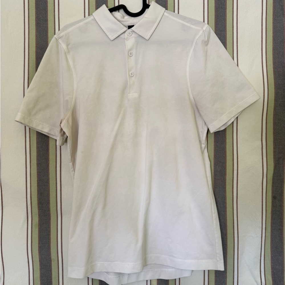 lululemon Evolution Polo White *Pique